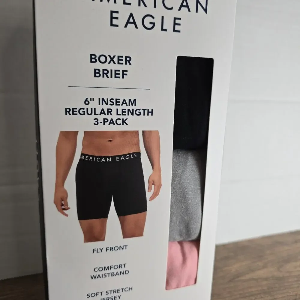 American Eagle Men's Boxer Briefs 3-Pack size small NWT